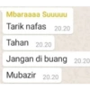 Mbaraaaa Suuuuu Tarik nafas 20.20 Tahan 20.20 Jangan di buang 20.20 Mubazir 20.20