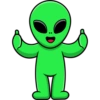 Alieny el extraterrestre 1💚👽🌎🌕 14