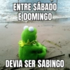 ENTRE SÁBADO E DOMINGO DEVIA SER SABINGO