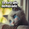 te extraño demasiado...