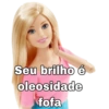 Seu brilho é oleosidade fofa
