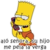 aló señora, su hijo me pela la verga