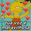 tua voz é maravilhosa