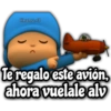 Keanu.<3 ) Te regalo este avión, ahora vuelale alv