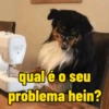 qual é o seu problema hein?