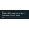 Cupón válido 19