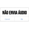 NÃO ENVIA ÁUDIO
Cancel
Ok
