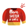lleva
SUETER
si salís
0000000
=ő