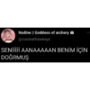 Nadine || Goddess of archery @coolesthawkeye SENİİİİİ AANAAAAAN BENİM İÇİN DOĞRMUŞ