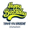 Happy THANK YOU HASHEM! Otyhashem