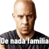 De nada familia