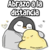 Abrazo a la distancia @rose.stickers1