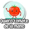 Prose.stickers Quiero tomate de la mano