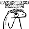 EL que Nada teme Nada borra B kane_stickers