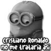 CO Hane stickers Cristiano Ronaldo no me trataria asi