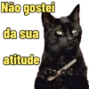 Não gostei da sua atitude