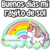 Buenos dias mi rayito de sol @rose.stickers1