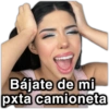 Bájate de mi pxta camioneta