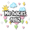 Me haces feliz @rose.stickers1