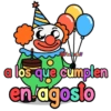 Feliz cumpleaños agosto 🎂🎈🥂 6