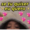 se tu quiser
eu quero