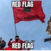 RED FLAG PDI PERJUAN RED FLAG detikc