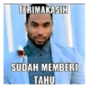 TERIMAKASIH SUDAH MEMBERI TAHU