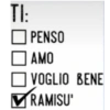 TI: PENSO AMO VOGLIO BENE RAMISU'