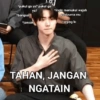 *pukul ga ya? pukul ga ya? *bangsat *jancok *ingin memukul wajah paripurna mu *anjing lo TAHAN, JANGAN NGATAIN