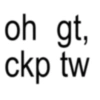 oh gt, ckp tw