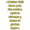Cristianos 3 21
