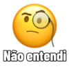 Não entendi