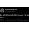 Ramazanderki DPÜ
@ramazanderki
bu gönül seni beklemekten harap
oldu
00:48 04 Nis 20 saatinde Twitter for Android