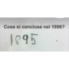 Cosa si concluse nel 1896?
1895