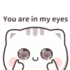 You are in my eyes Ɔ