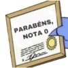 PARABÉNS,
NOTA 0
x
Yo
