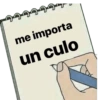 me importa
un culo