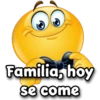 @Giseelove Stickers
Familia, hoy
se come