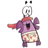 अ