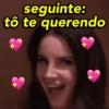 seguinte:
tô te querendo