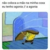 não coloca a mão na minha coxa eu tenho agonia // a agonia