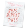 Here's your Check Qty. Description UNAS BIRRAS PUES TOTAL: Thank you! Price