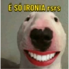 É SÓ IRONIA rsrs S