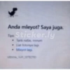 Anda mleyot? Saya juga.
Tipe Sticker.ly
Lat fotonya lagi