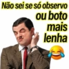 Não sei se só observo
ou boto
mais
lenha