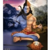 Half Shiva, Half Hanuman