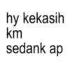 hy kekasih km sedank ap