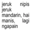 jeruk nipis jeruk mandarin, hai manis, ngapain lagi