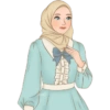 Kartun hijab muslimah 15