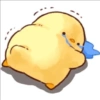 Stiker ayam lucu 9